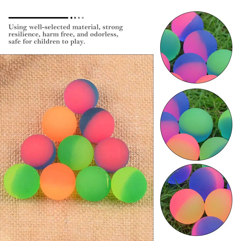 

12Pcs Big Bouncy Balls Children Rubber Frosted Texture Stress Relief Bouncing Balls for Kids Lovely Design Excellent Workmanship
