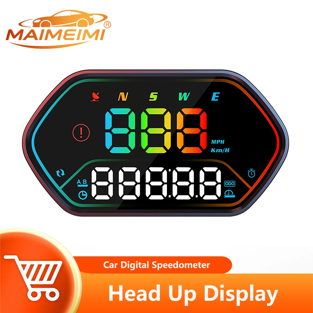Motorcycle Meter IP68 Waterproof Tachometer Digital LCD Display with Adjustable Brightness Universal for Electric Motorcycle