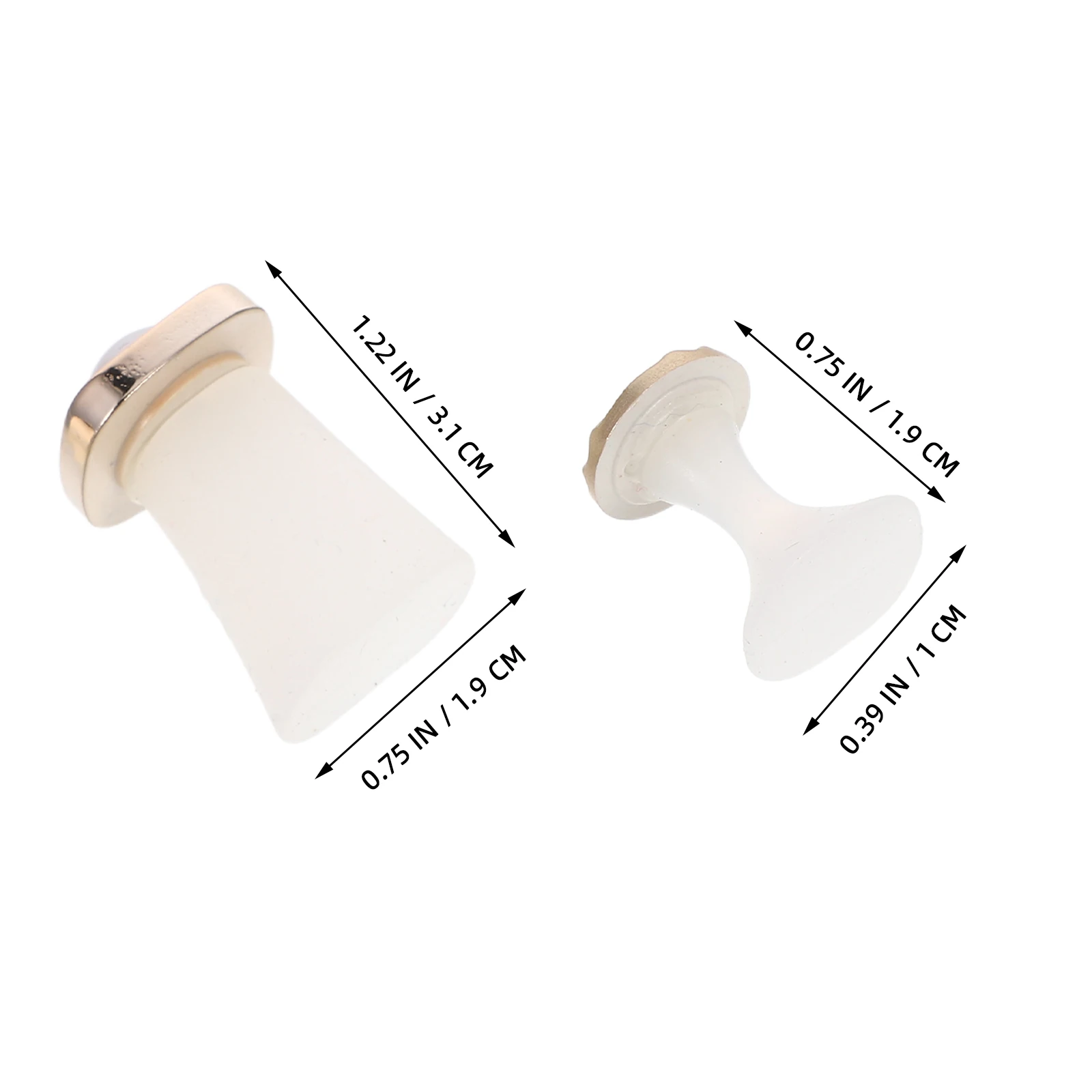 Separadores de dedos de silicona para pedicura, herramientas suaves y reutilizables para decoración de uñas con diseño de diamantes de imitación de Margarita, espaciadores de dedos precisos para Gel, 16 Uds.