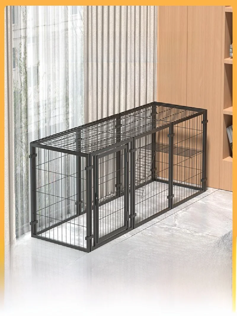 特大犬用ケージヴィラ、猫用爪とぎ付き、屋根付きフェンス、脱走防止、ペットバリア、広々としたスペース、猫ハウス