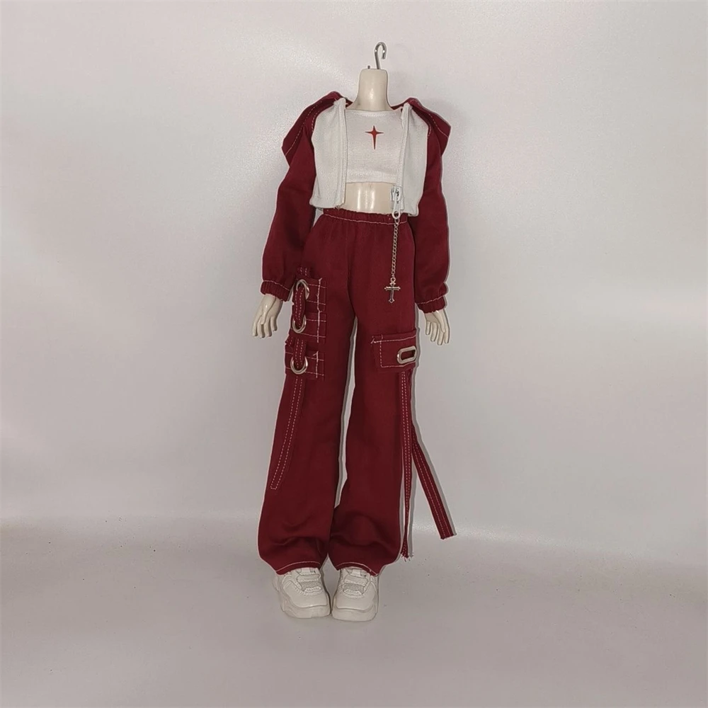 BJD doll clothes suitable for 1/4  sizeCute  Jacket Vest Pants clothes set doll accessories (3 points)