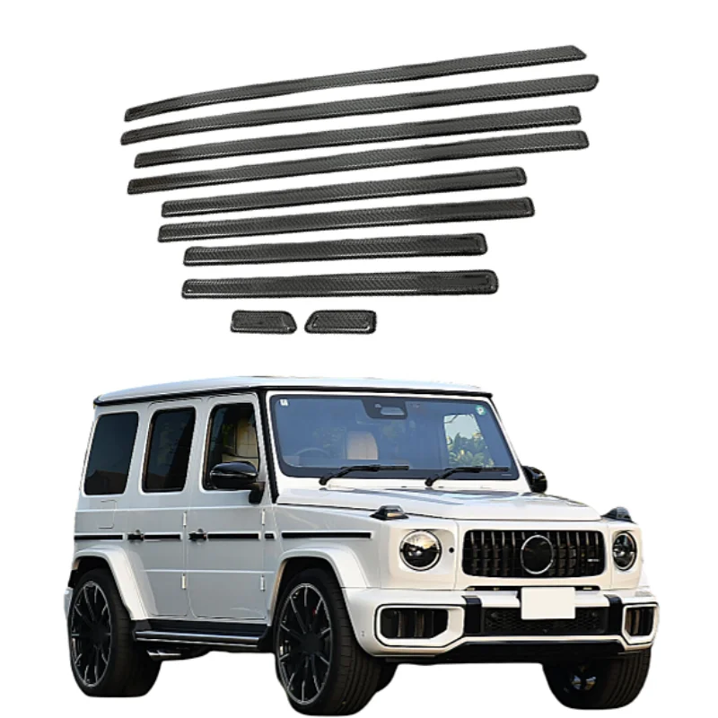 

Dry Carbon Fiber Body Trim for for Mercedes G-Class W463 W464 G500 G63 Door Fender Trims Body Kit Wrap Accessories