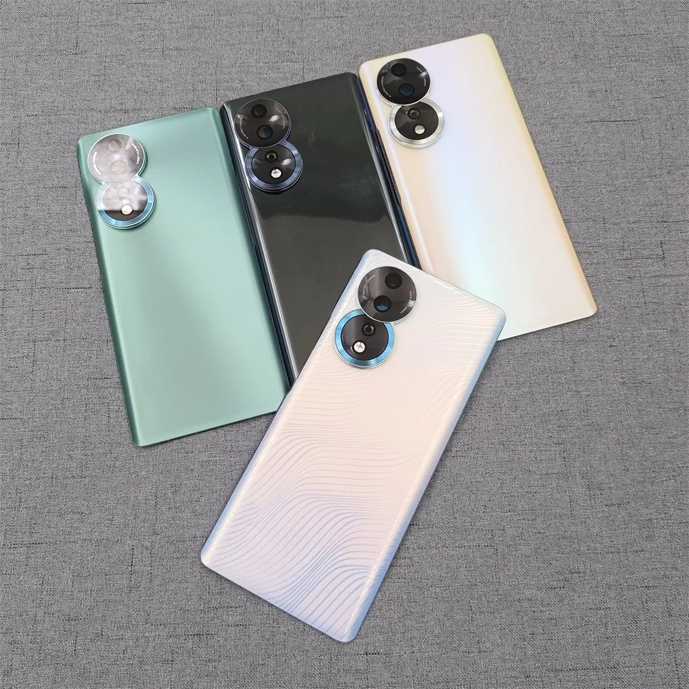 High Quality Back Battery Cover For Honor 80 ANN-AN00 Glass Rear Door Housing Case Replacement Parts With Camera Lens