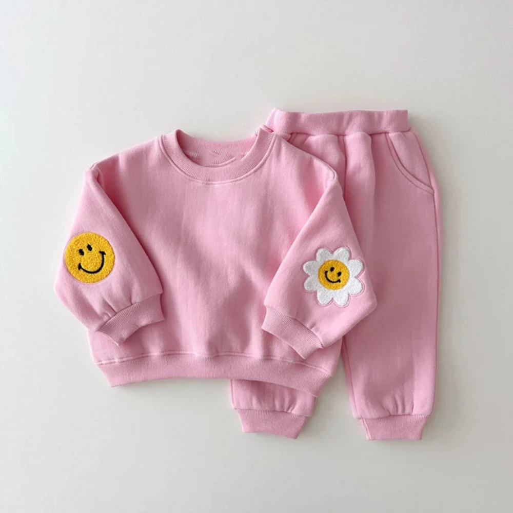 Bear Leader Korea Baby Boys Clothing Sets Spring Autumn Cotton Clothes Children Sweatshirt Girls Pullover Tops+ Pant Suits 2PCS