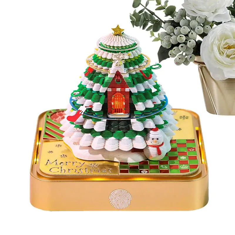 

Time Piece Calendar 2025 2025 Christmas Tree 3D Time Piece Calendar Beautiful 3D Modeling Craft Decoration For Bedroom Dormitory