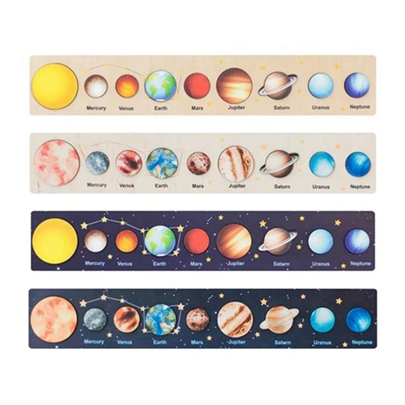 

Solar System Puzzle Wooden Round Solar System Puzzle Toy For Children Educational Learning Gifts For Kids Gifts