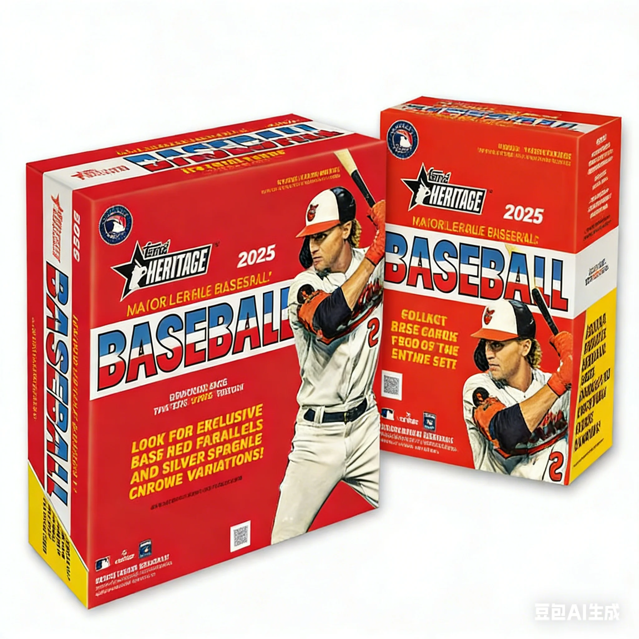 

Коллекционные бейсбольные карточки Topps Heritage Series 2025: Классические карточки с составом All-Star. Официальное премиум-издание для коллекционеров. Подарок.