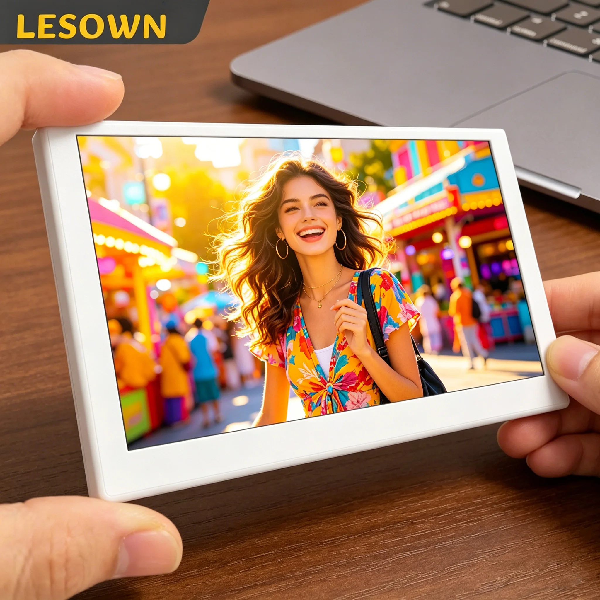 

Внешний монитор LESOWN 5 дюймов, 800x480 IPS LCD, легкий портативный дополнительный дисплей для ПК и ноутбуков, подключение без драйверов