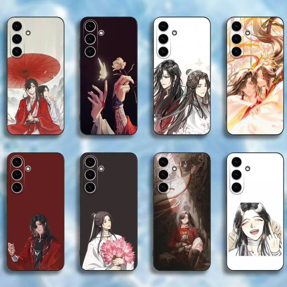 

Hot anime Heaven Official's Blessing Phone Case For Samsung Galaxy A73,A72,A71,A70,A53,A52,A51,Soft Black Shell