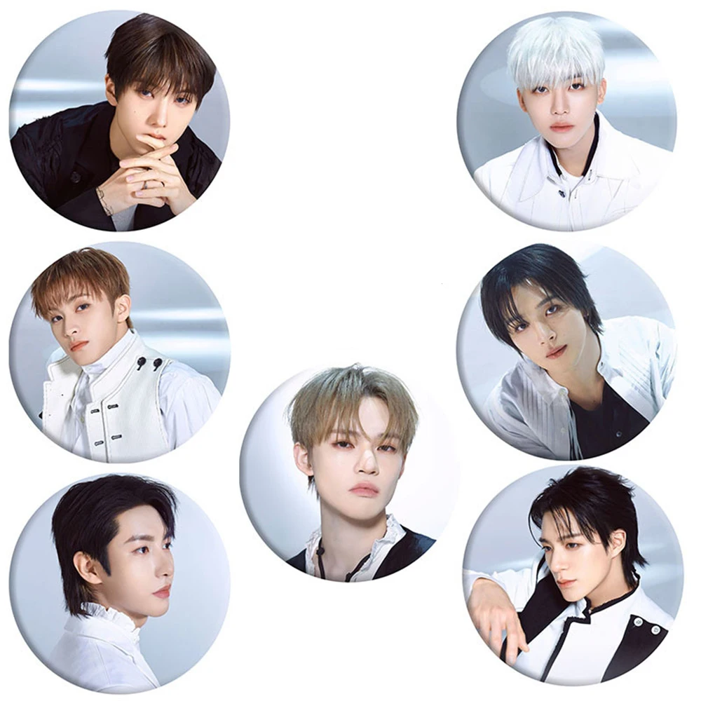 Kpop Idols Chenle Haechan Brooch Mirror Keychains High Quality Tinplate Badges Clothing Decoration JISUNG RENJUN Fans Collection