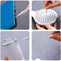 10-500PCS Shower Cleaning Brush Bathroom Micro Nylon Brush Nozzle Anti-blocking Cleaning Tools Bathroom Accessories 3