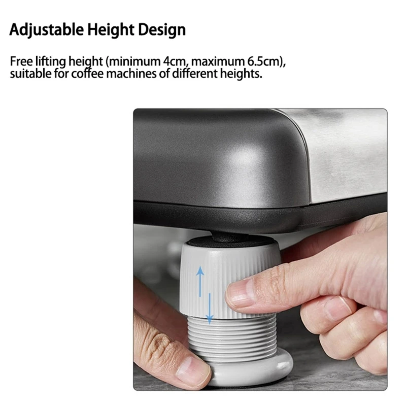 Подставка для ног для кофемашины, регулируемая, увеличивающая высоту подставка для ног, основание холодильника, Прямая поставка