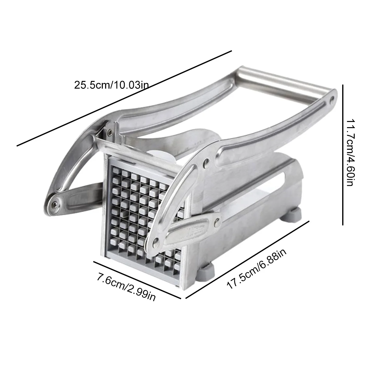 Stainless Steel Manual Potato Cutter French Fries Slicer Potato Chips Maker Meat Chopper Dicer Cutting Machine Tools For Kitchen