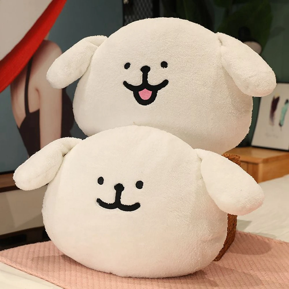 50CM Korean Line Dog Throw Pillow Doll INS Sand Pillow Throw Pillow Chair Bed Kawaii Doll Festival Gift Child Birthday Gift