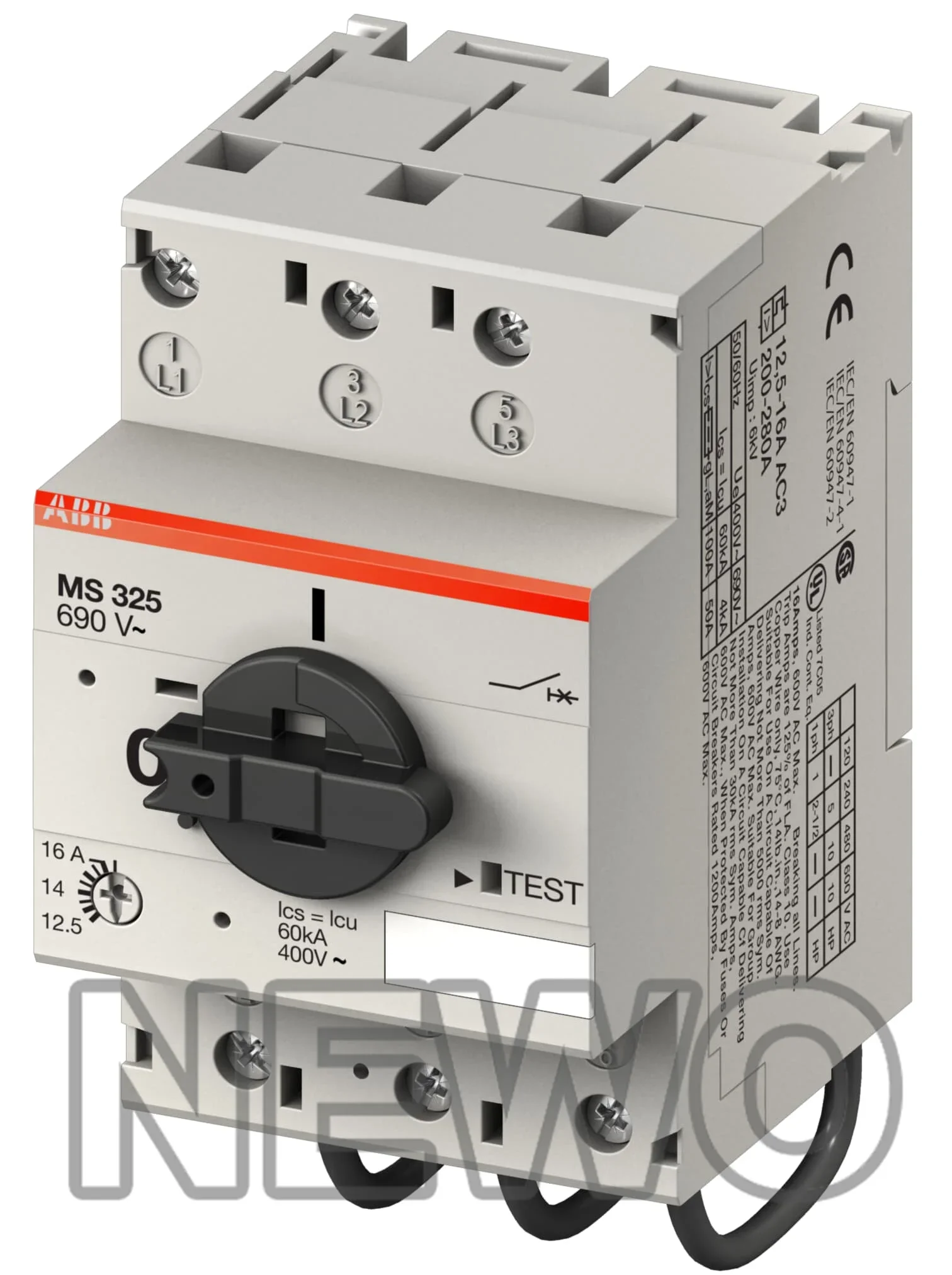 Original  ABB MS325 Series Motor Motor Circuit Breaker MS325-1 MS325-2.5 MS325-4 MS325-6.3 MS325-9 MS325-20 MS325-25  MS325-16