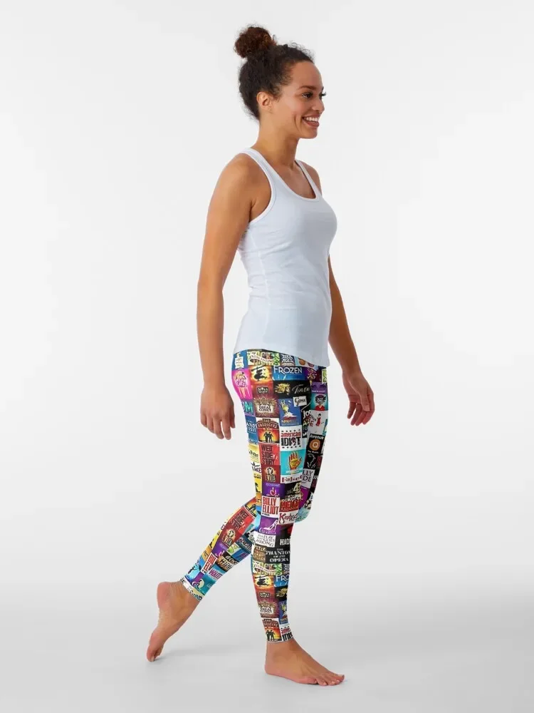 Broadway Show Logo Leggings for girls Sports female Sports pants for Womens Leggings