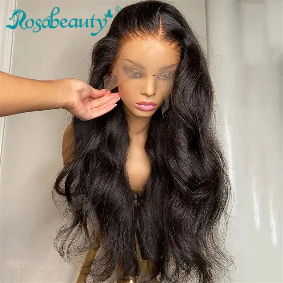 Hd 13x6 Hd Lace Frontal Wig 30 Inch Brazilian Transparent Human Hair Wigs For Women Pre plucked 13x4 Body Wave Lace Front Wig