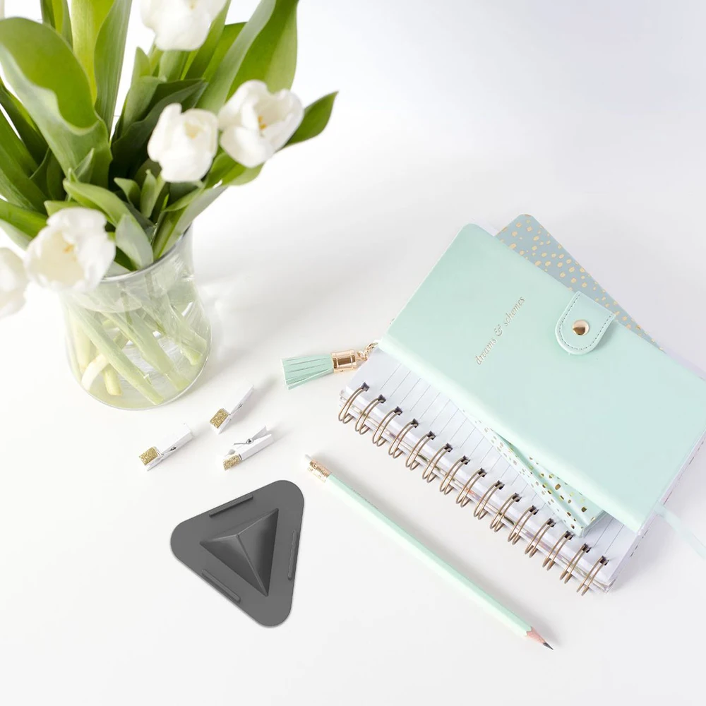 Pyramid Shape Desktop Phone Holder, Mini Tablet Stand