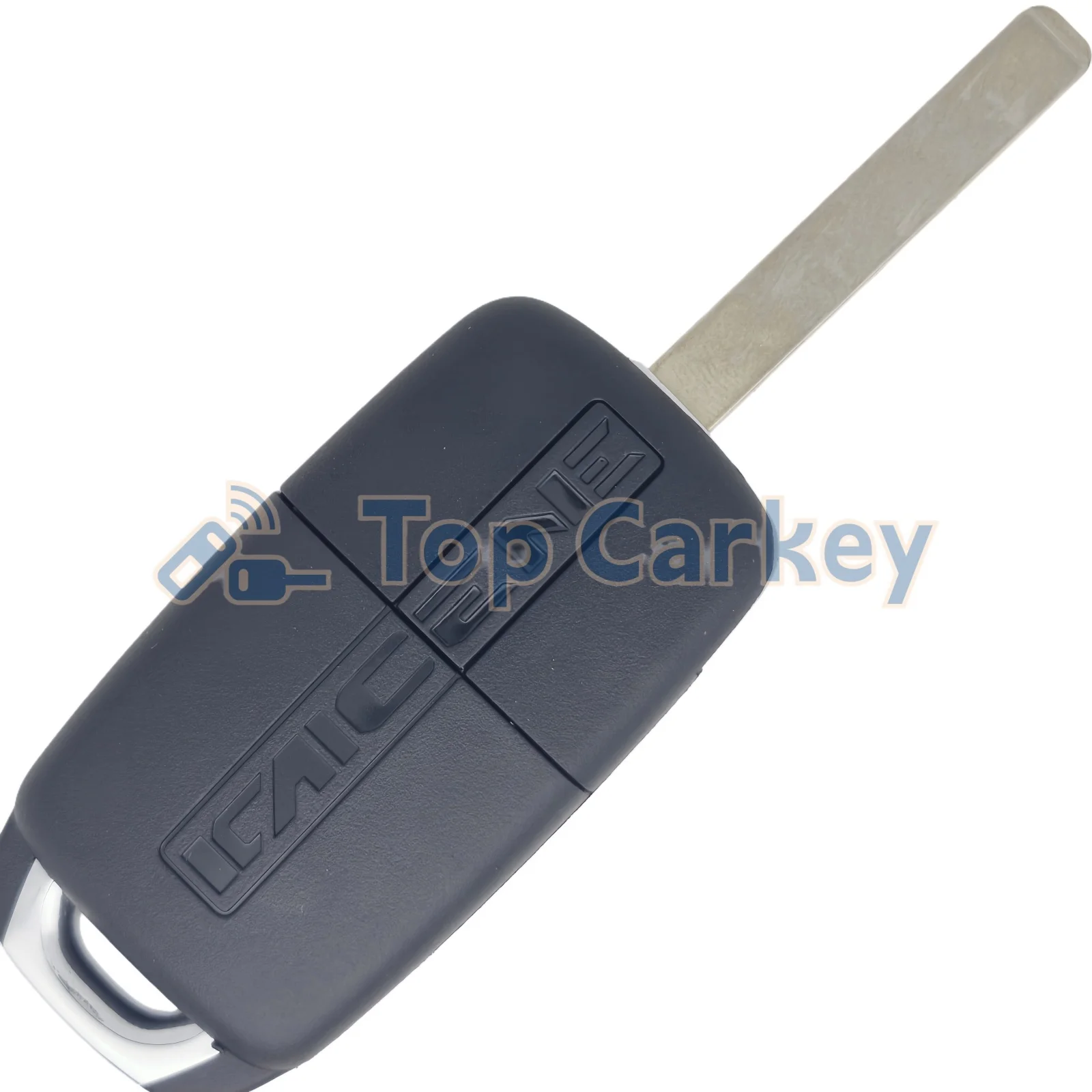TopCarkey الأصلي الوجه للطي مفتاح بعيد فوب 3 أزرار 433 ميجا هرتز FSK ل Changan هنتر لاقط Changan Kaicene F70 #3