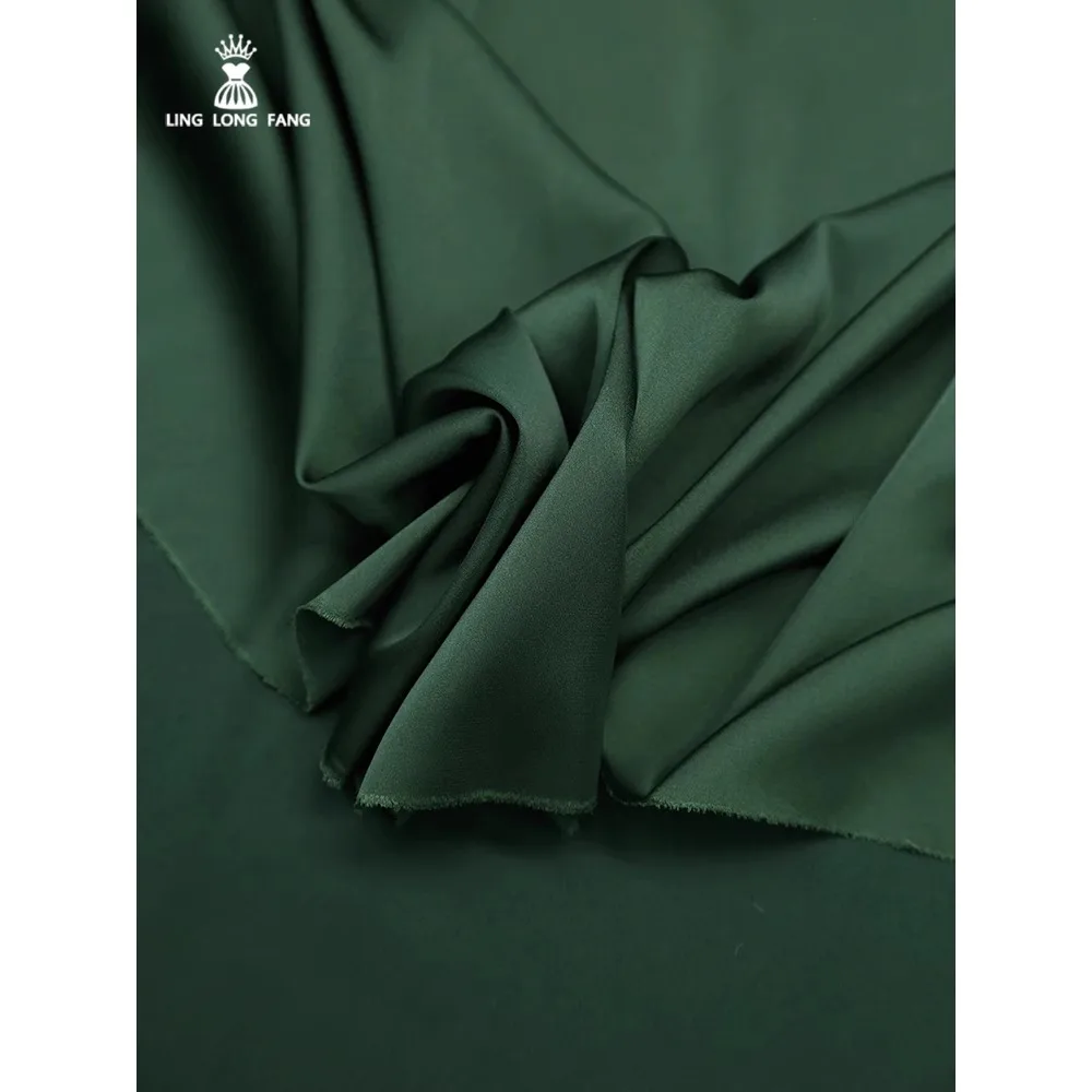 Thin Stretch Satin Fabric for Silky Drape Satin Halter Dress Pajamas Wide-legged Trousers Fashion Fabric Sewing Designer Fabric