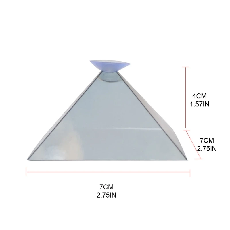 Smartphone 3D Hologram Projector 360-Degree Images 3D Projector Stands Projector Py-ramid Any Smartphones Drop Shipping image 6
