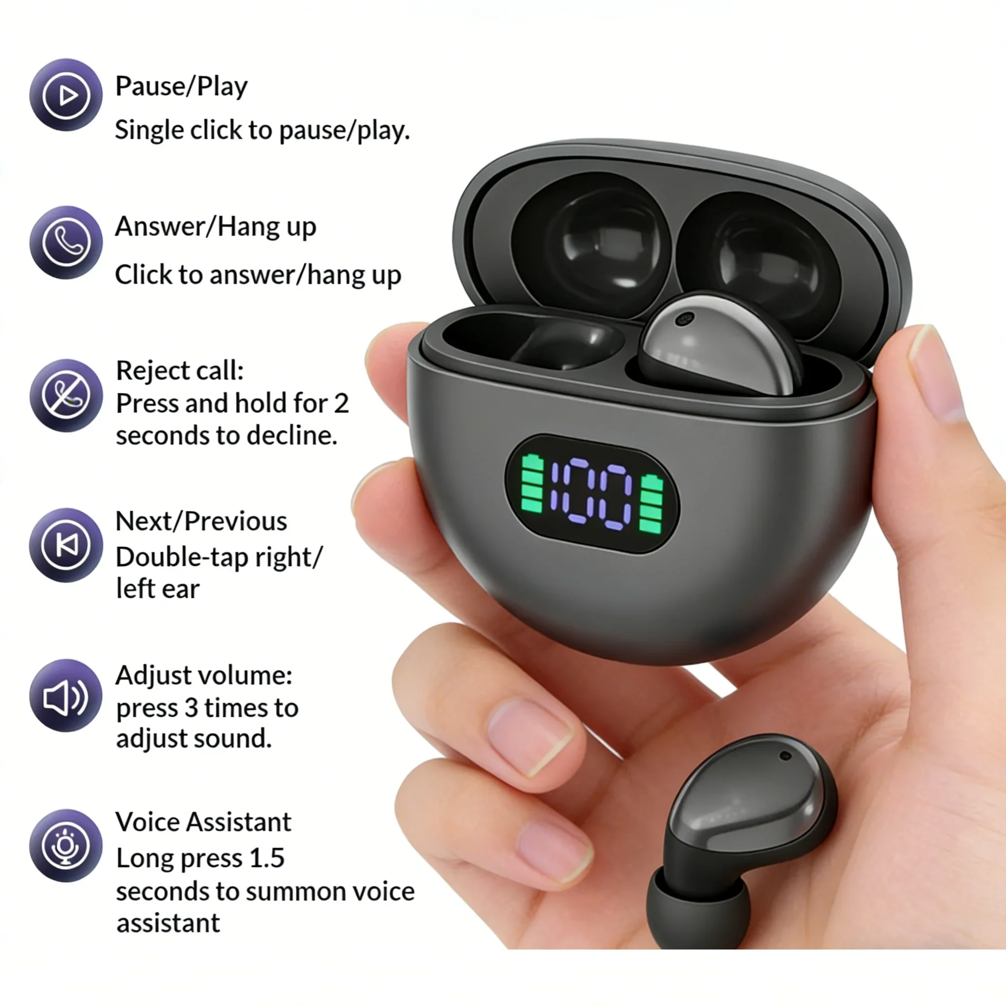 Беспроводные Bluetooth-наушник – обзор и цена Contact Pickup Mic
