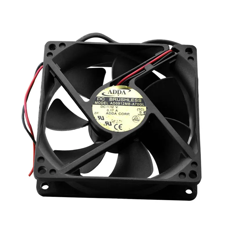 1pcs * AD0912MB-A70GL ORIGINAL NEW COOLING FAN 12V 0.17A 9225 92*92*25mm RADIATOR