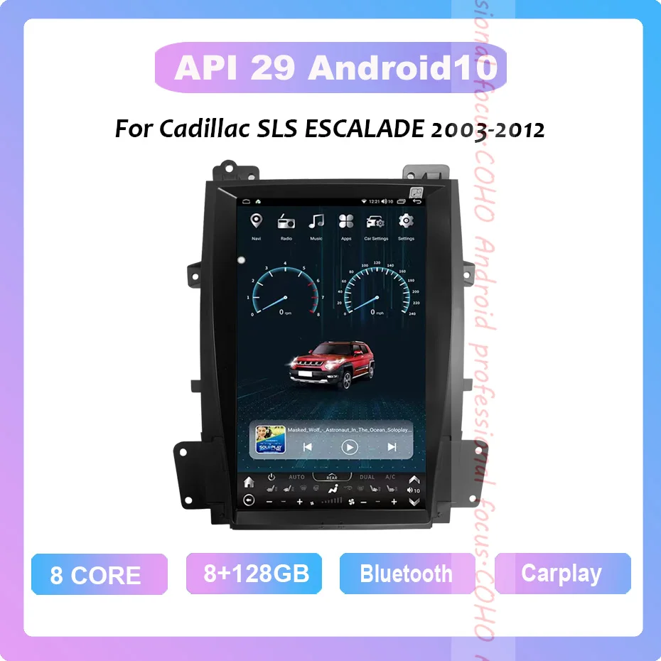 

For Cadillac SLS ESCALADE 2003-2012 1600*1200 Resolution UIS 7862 Octa-core 8+128gb Car Navigation CarPlay Car Radio Multimedia