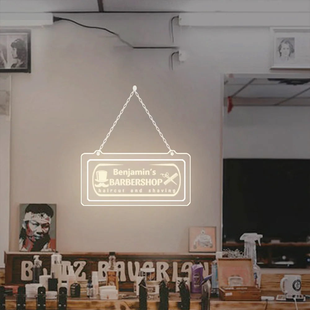 1 قطعة شكل مربع كسارة البندق ومقص اسم شخصي USB الطاقة النيون ليلة مصباح مصباح الاكريليك ل ديكور الحفلات هدية لفرين