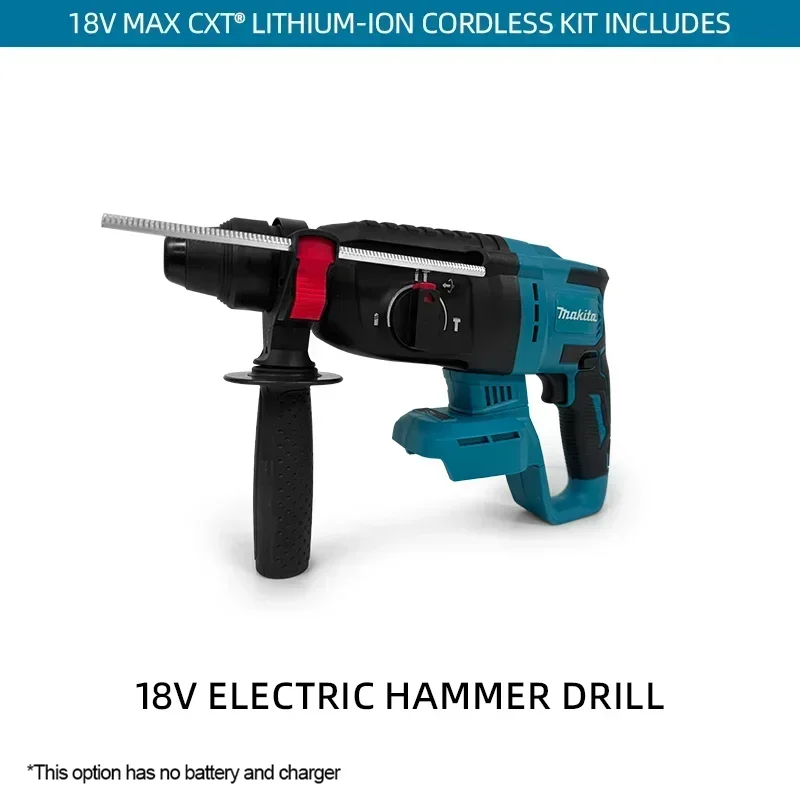 Makita 26MM Akku-hamerboormachine Borstelloze Elektrische Hamer 18V Lithium Accu Draadloze Boormachines Makita 18V Elektrische Gereedschappen ﻿ Origineel
