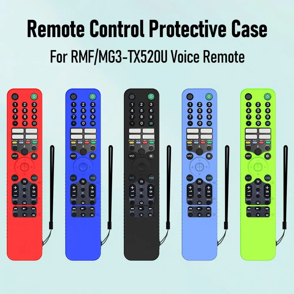 Remote Protective Case Shock proof Top Opening Silicone Remote Control Replaceable Protective Pad for RMF/MG3 TX520U