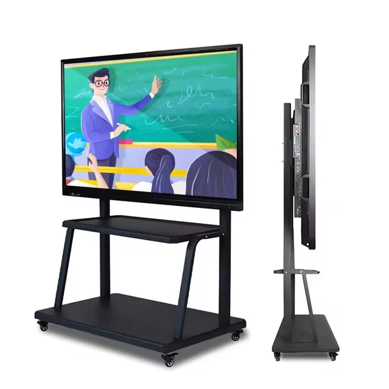 55 65 75 86 100 Inches Interactive Touch Screen Display Digital Board Smart Whiteboard For Classroom