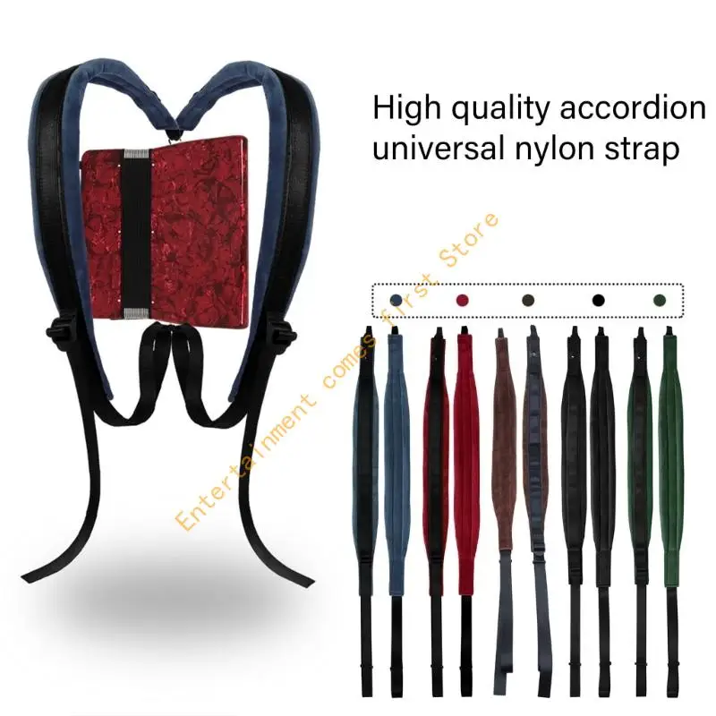 Ergonomic Accordion Straps Accordion Shoulder Harness Shoulder Belt Musical Instrument Accessories for Accordion 55KD
