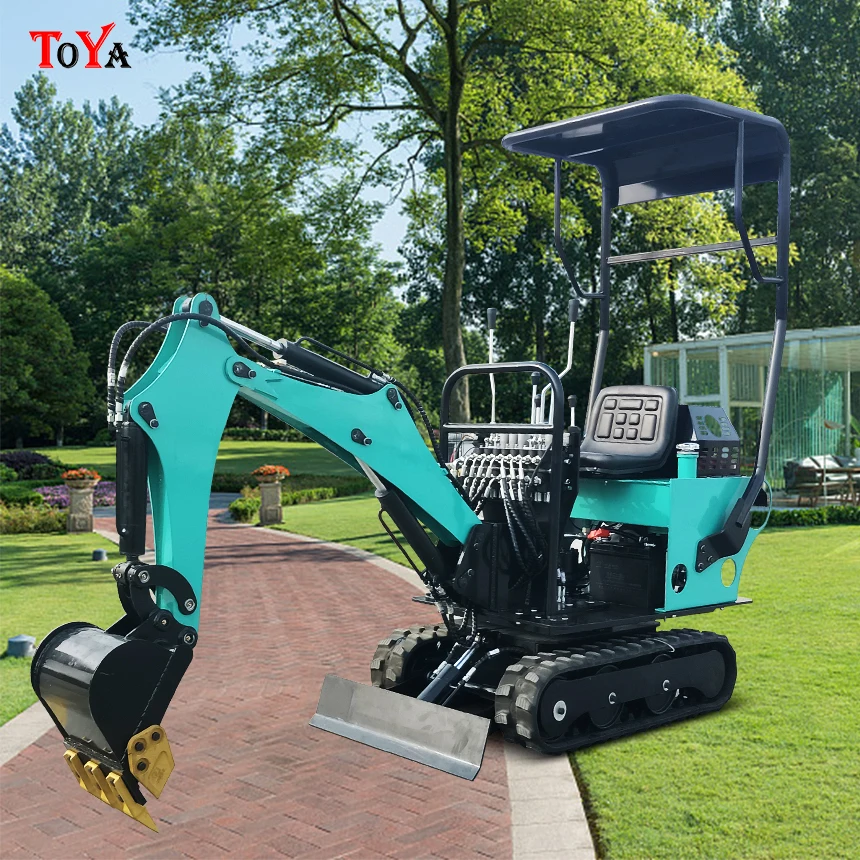 

0.8 ton excavator Pelle hydraulic tracked mini excavator 1 ton 2 excavator multifunctional pilot mini hook machine customizd