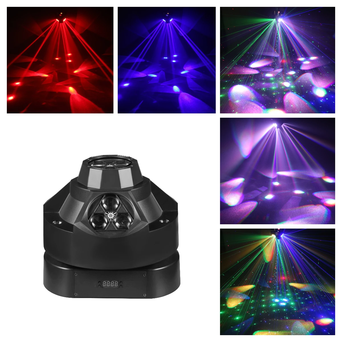 Fireions 200W Super Bee eyes Stage Light Moving Head Light DMX512 Self Propelled House Party DJ Disco Bar