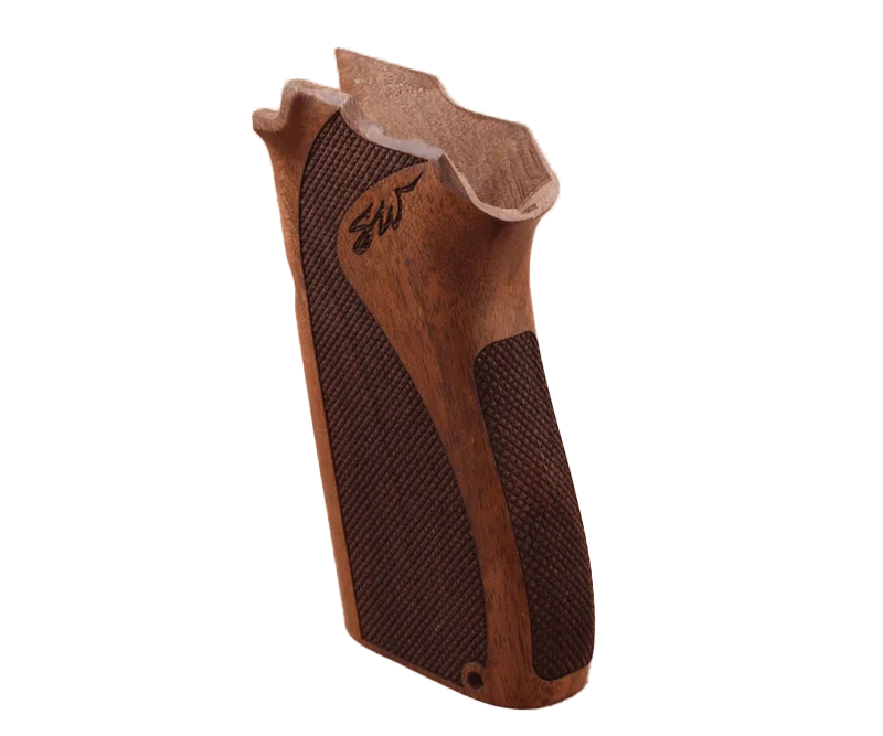 KSD Brand Smith Wesson 3904/3906 Compatible Walnut Grips Diamond