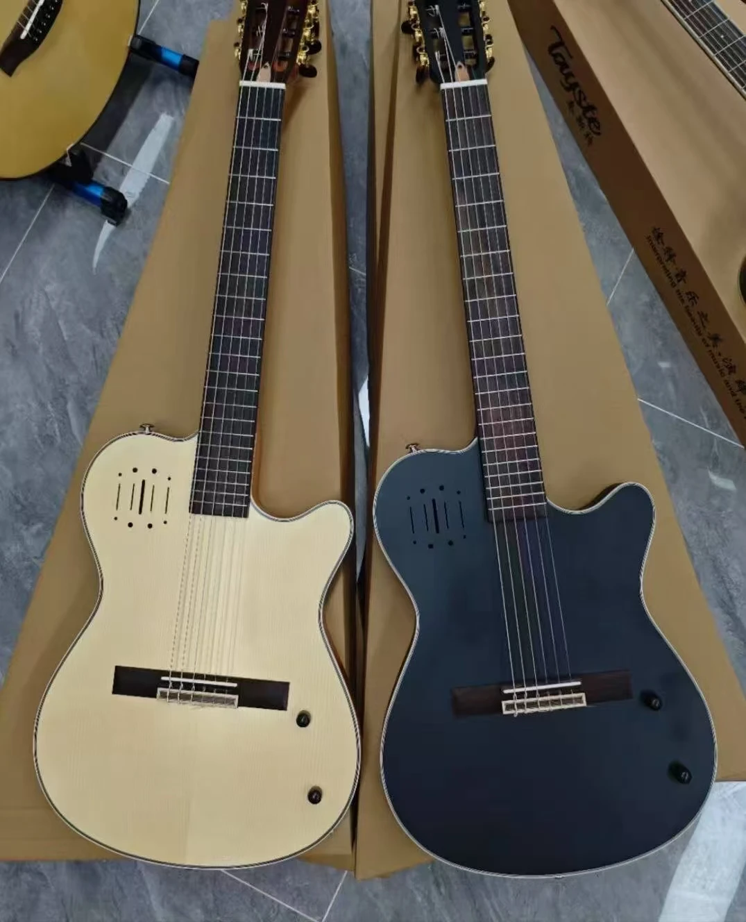 Silent Guitar Classical CG100 39 Inches Matte Finishing 6-String Nylon String Rosewood Fretboard