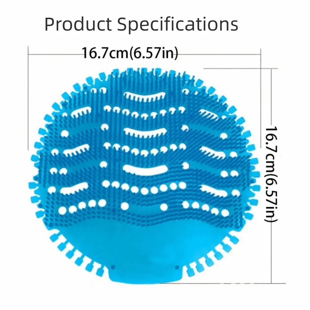 Design antispruzzo Schermo per orinatoio Fragranze di lunga durata Deodorante antimicrobico Filtro anti intasamento Forniture per toilette dal design flessibile