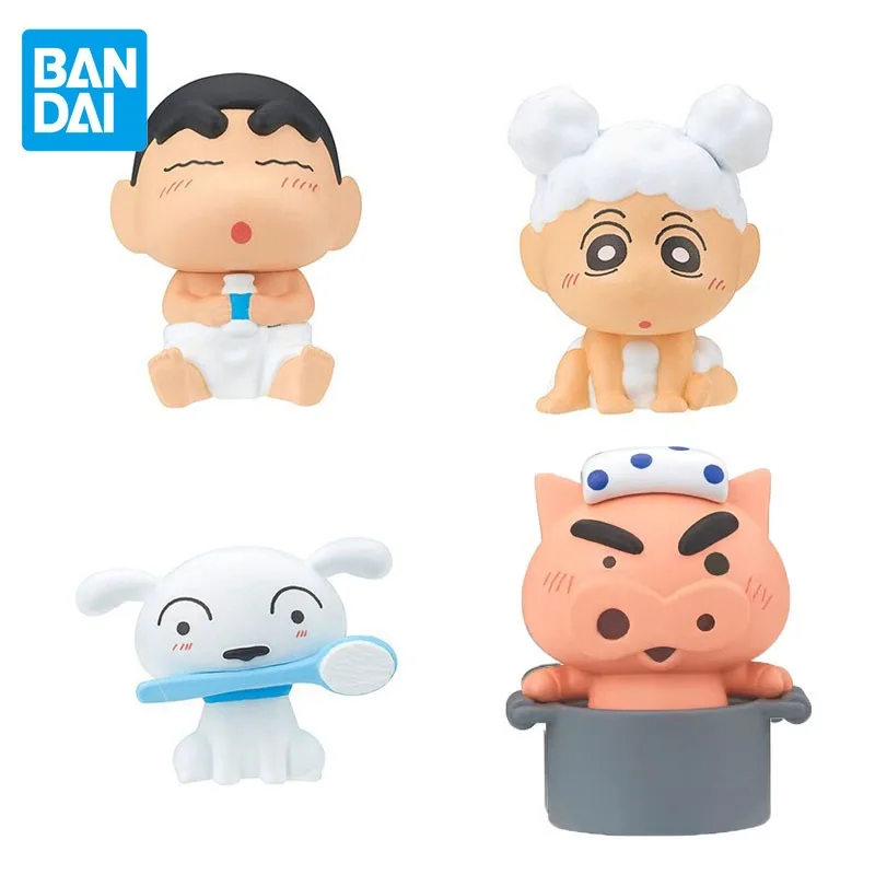 BANDAI Gashapon Original Crayon Shin-chan Anime Figure Nohara Himawari Action Figure Toys for Boys Girls Kids Children Gifts