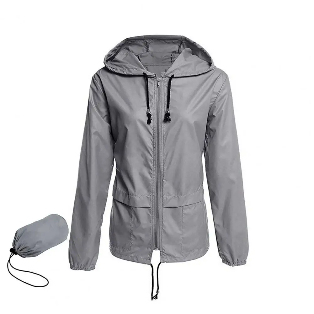 

Outdoor Climbing Hiking Waterproof Jacket Women 2024 Autumn Sports Hooded Coat Trekking Mountain Windbreaker Jackets Raincoat