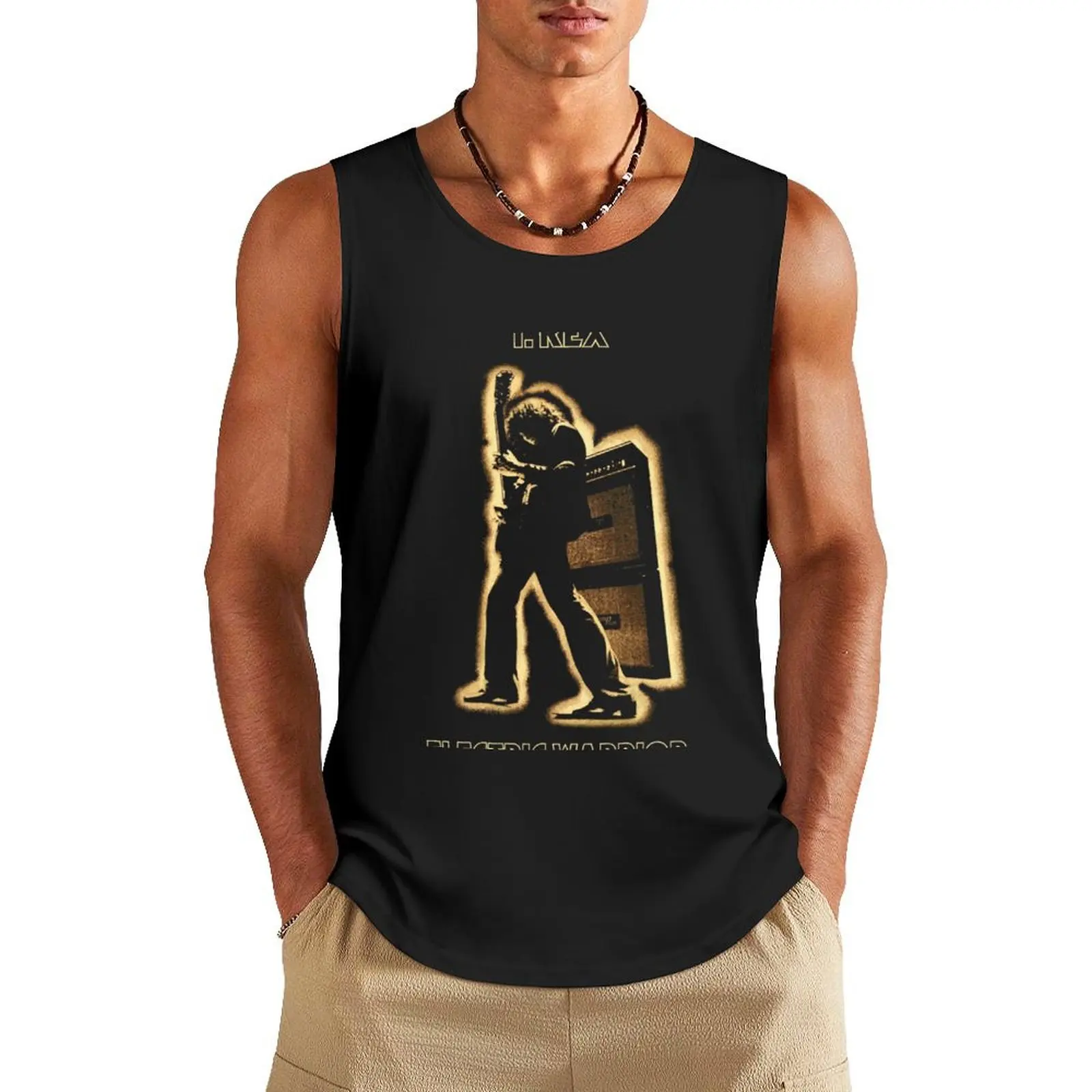 

T.REX - ELECTRIC WARRIOR Tank Top bodybuilding Sportswear for men Bodybuilding shirt