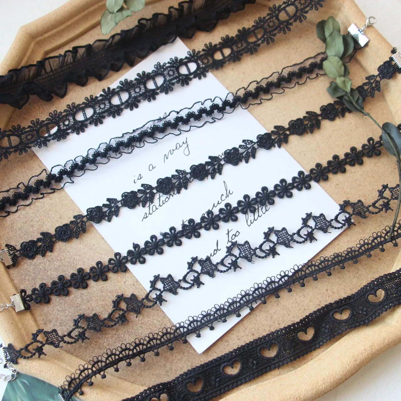 Black Hollow Lace R… - image