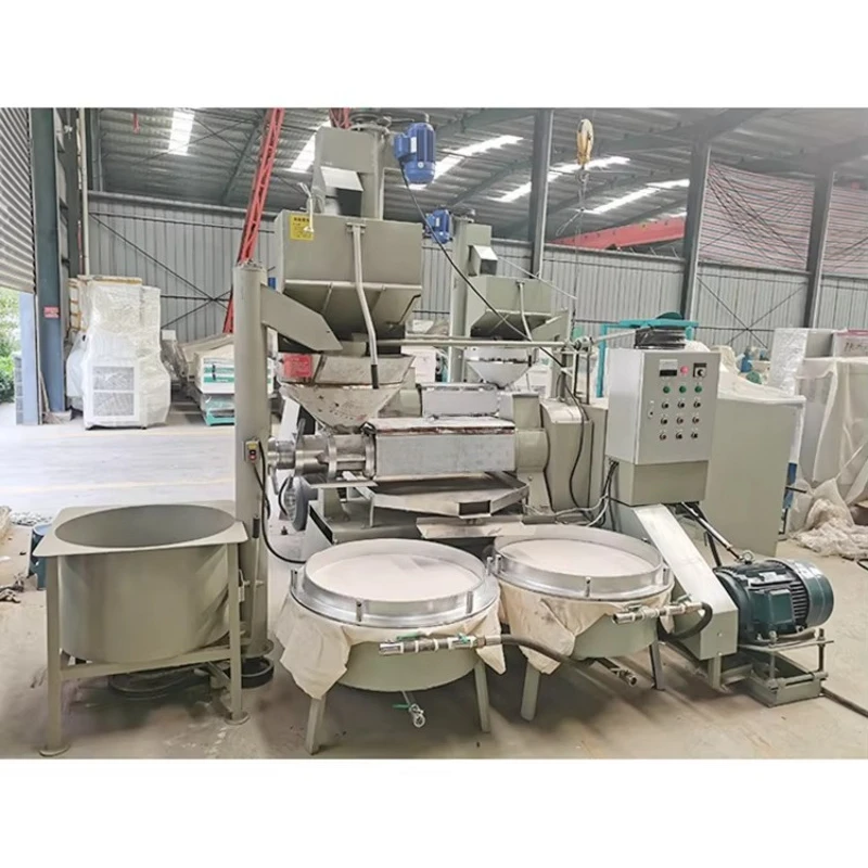 Customized Screw Oil Press Machine Integrated Filtration Oil Extractor For Soybean Peanut Sunflower Seed Oil Production Line