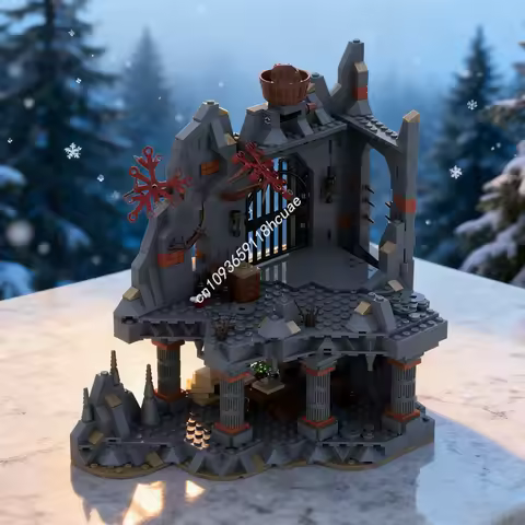 804pcs MOC UCS Dol Guldur Part 2 8 Hobbit And Lord Model Building Blocks Idea Christmas Gifts Education Brick Toys Kids Birthday