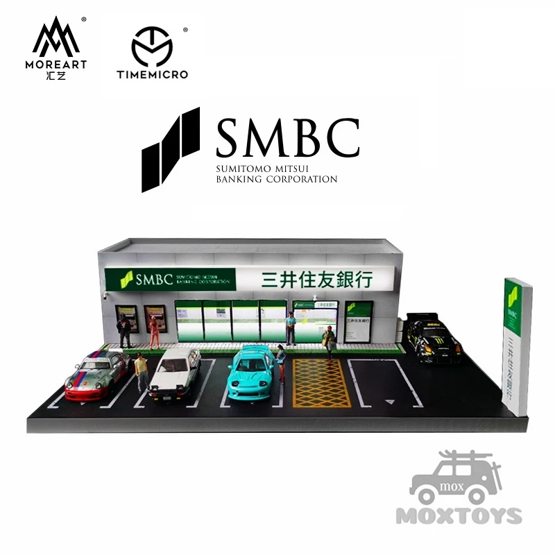 

TimeMicro 1:64 MoreArt Diorama SMBC Sumitomo Mitsui Banking w/Packing for model car display