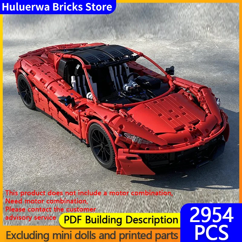 

Модель скоростного гоночного автомобиля MOC, строительные кирпичи Daemoni V8 Hypercar, модульная технология, подарки, праздник, сборка, детские игрушки, костюм