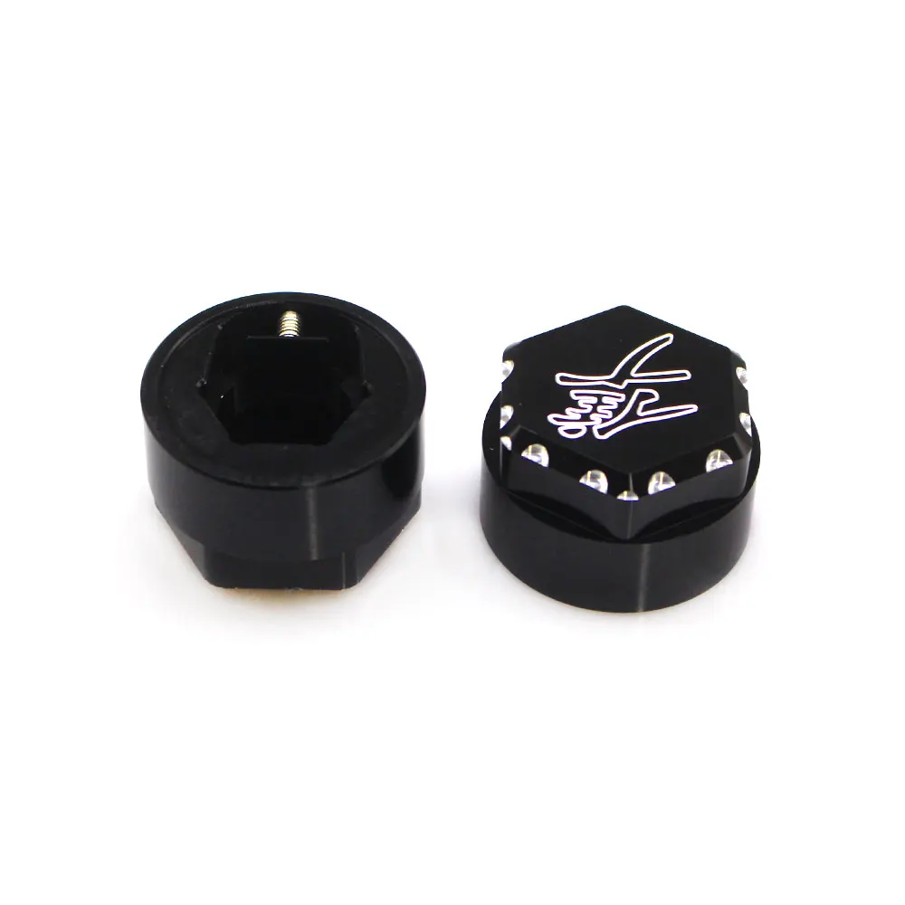 Front Fork Covers For SUZUKI GSX1300R HAYABUSA 2008-2020 Motorcycle Accessories CNC Logo Triple Tree Stem Yoke Cap Black