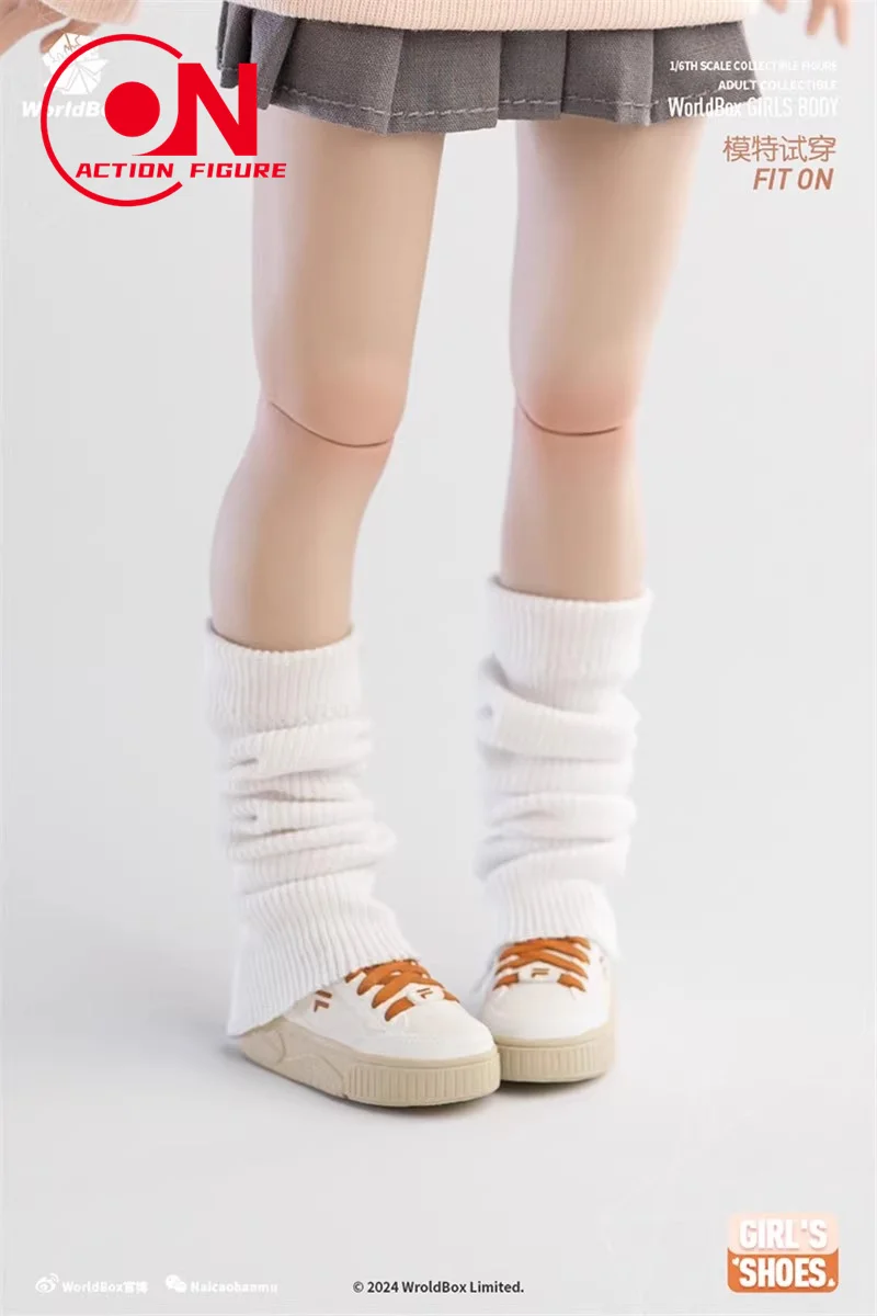 In Stock Worldbox GS002 1/6 Female Skate Shoes Solid Shoes Model Fit 12'' AT201 AT202 AT203 AT206 Soldier Action Figure Body