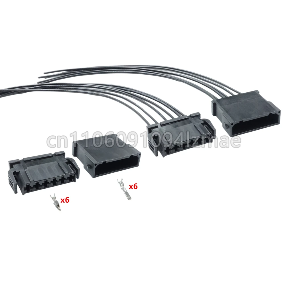 6 Pin Automotive Connector Female Male Auto Electrical Plug For VW 893971636 893971996 893 971 636 893 971 996