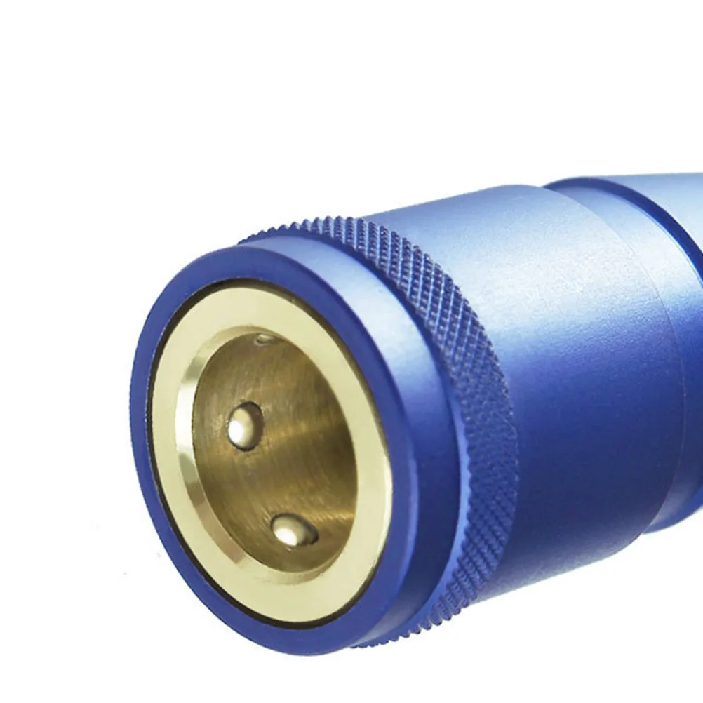 

Fish Mesh Blue Landing Net Connector Durable Aluminum Alloy Quick Release Screw Joint Adapter for Fishing Rod Dip Net